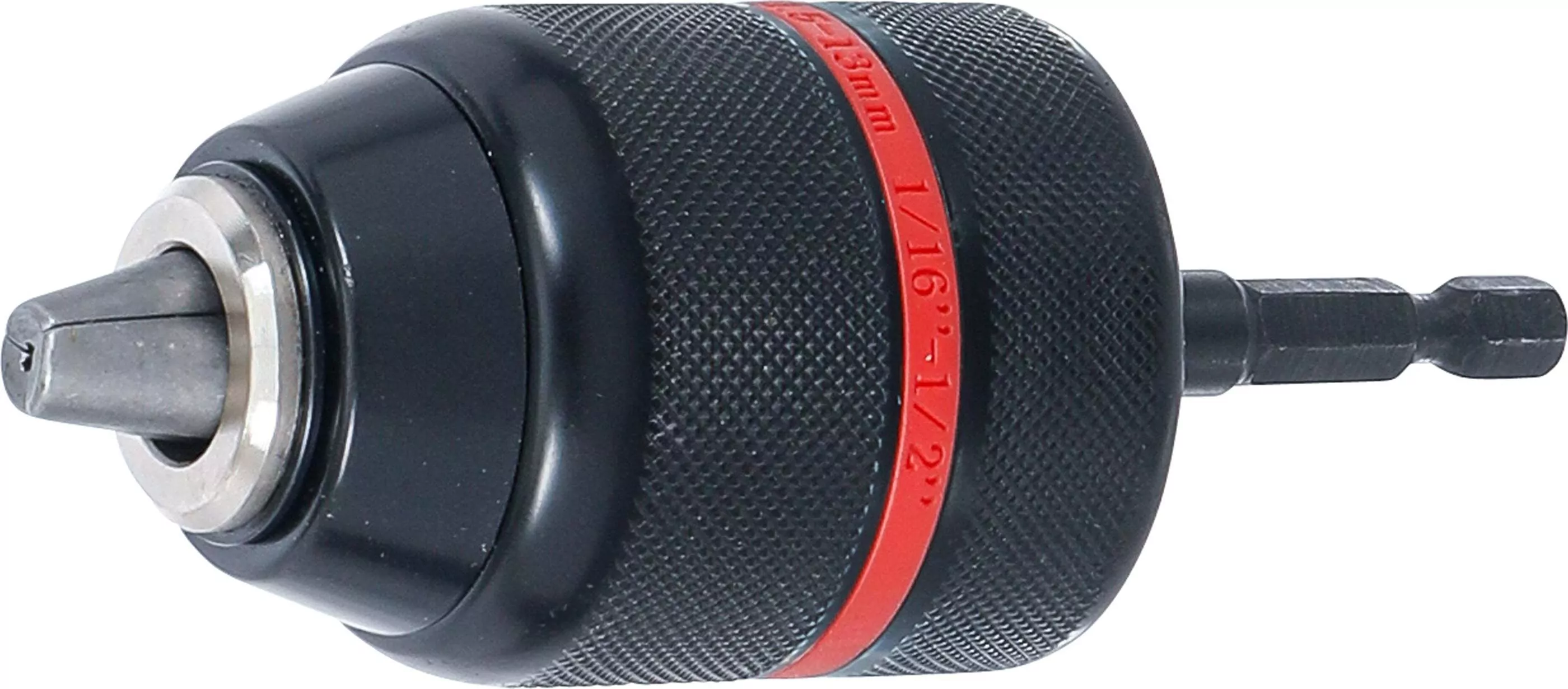 Schnellspannbohrfutter | Metallausführung | Antrieb Außensechskant 6,3 mm (1/4") x 20 UNF | 1,5 - 13 mm