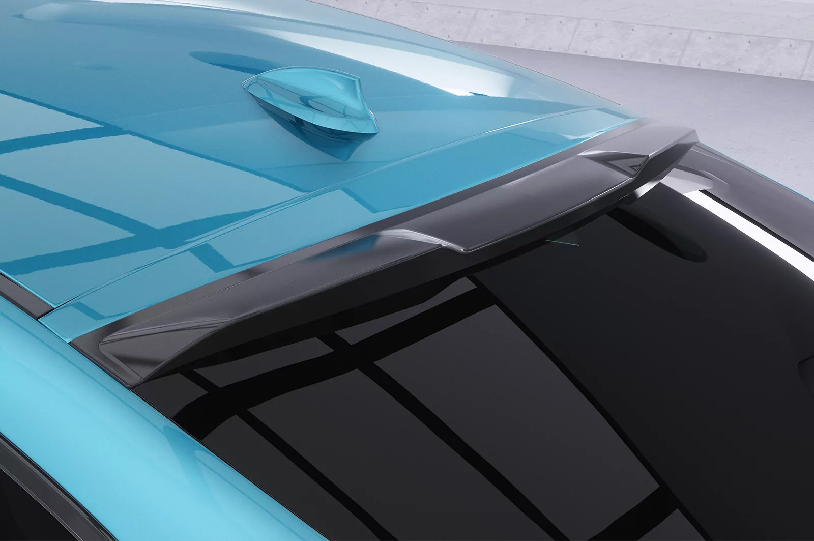 Heckscheibenblende für BMW X4 F26 HSB092 Schwarz Strukturiert