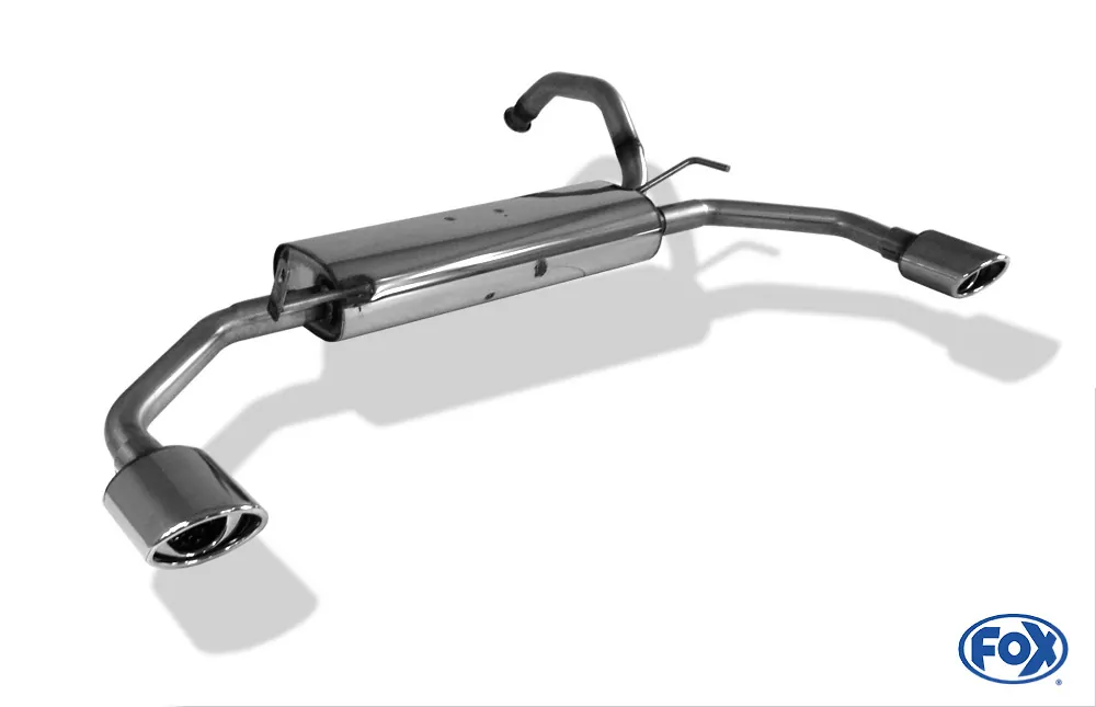 CitroenC1/ Peugeot 107/ Toyota Aygo Endschalldämpfer Ausgang rechts/links - 106x71 Typ 33 rechts/links