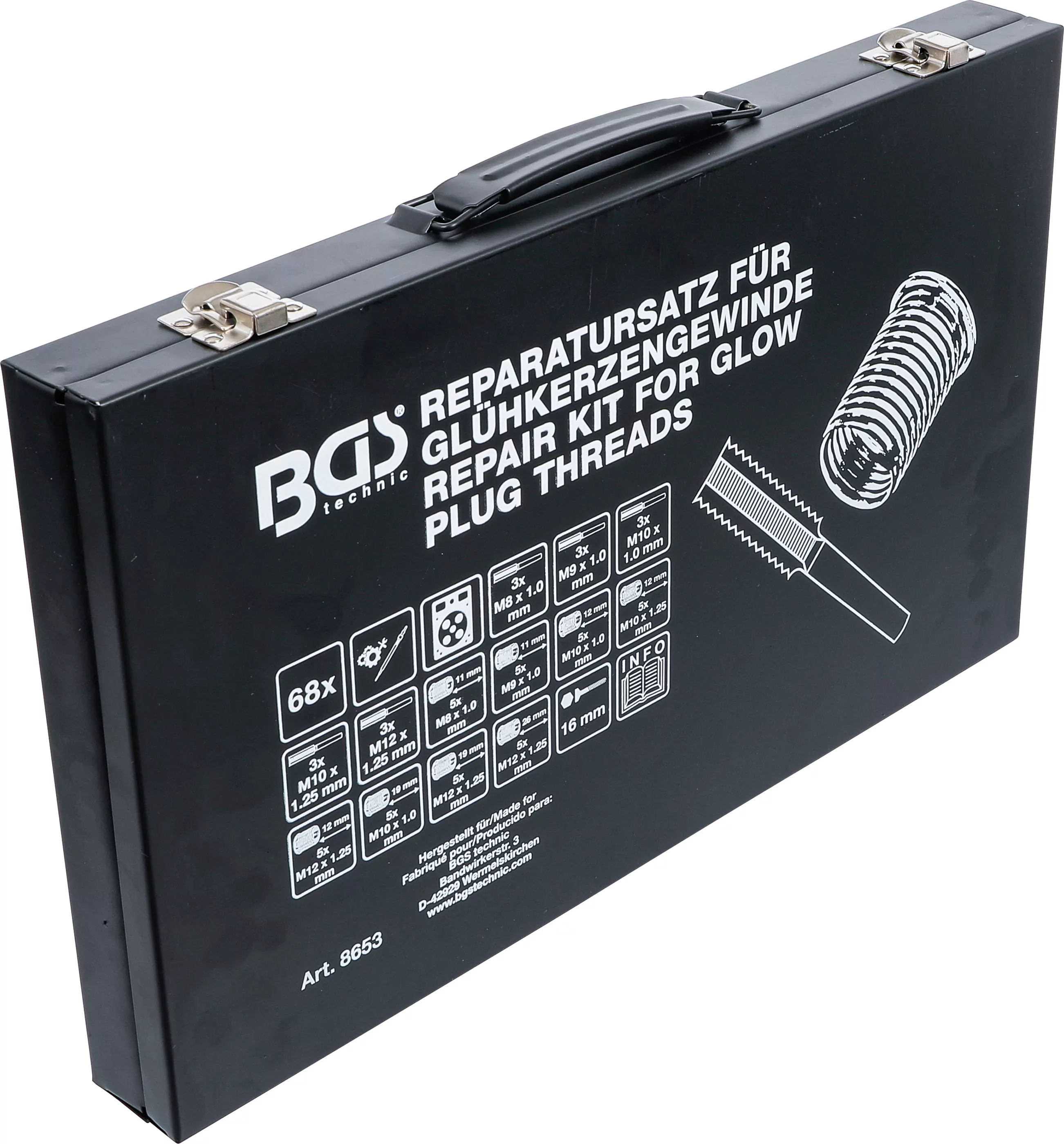 Reparatursatz für Glühkerzengewinde | M8 - M9 - M10 - M12