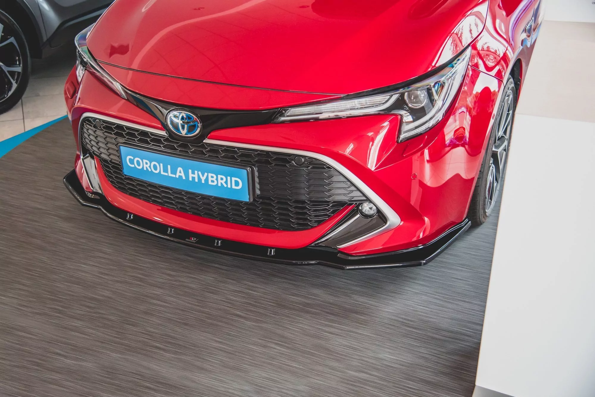 Front Ansatz Passend Für V.1 Passend Für Toyota Corolla XII Touring Sports/ Hatchback Schwarz Hochglanz Schwarz Hochglanz