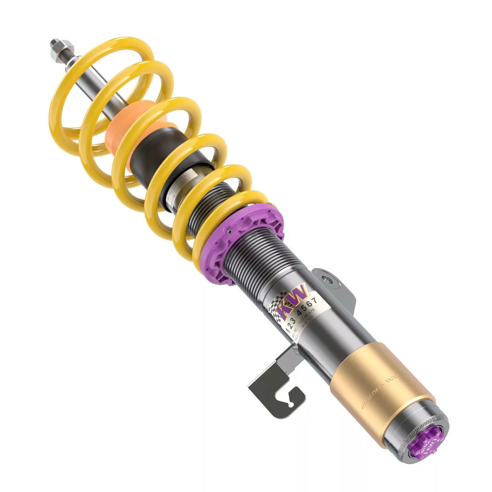 KW Gewindefahrwerk V3 inox BMW 2er Coupe (F22, F87) 1C, M3 Allrad 10/2012-