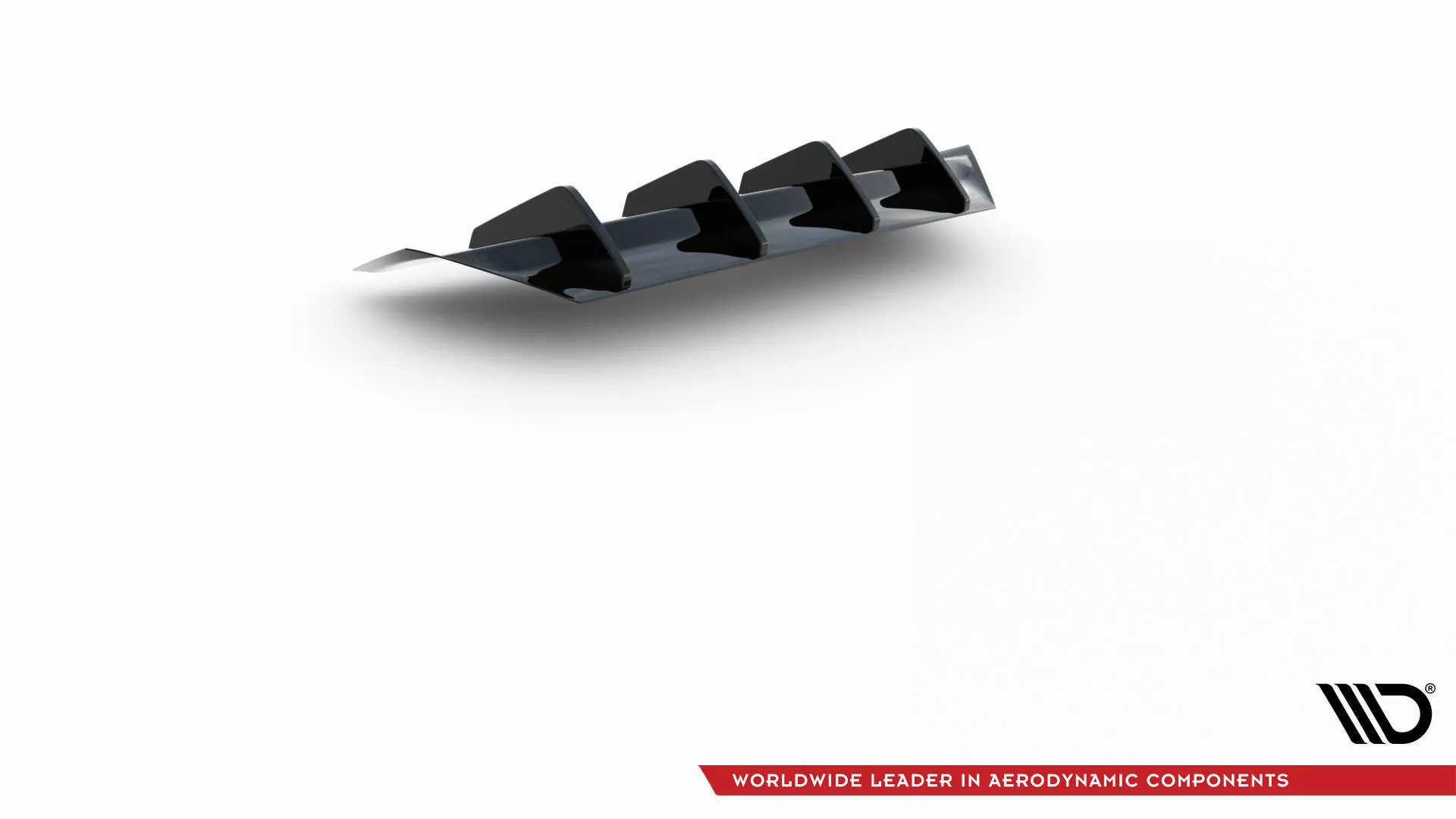 Diffusor Heck Ansatz Für Audi A4 B9 Facelift Schwarz Hochglanz