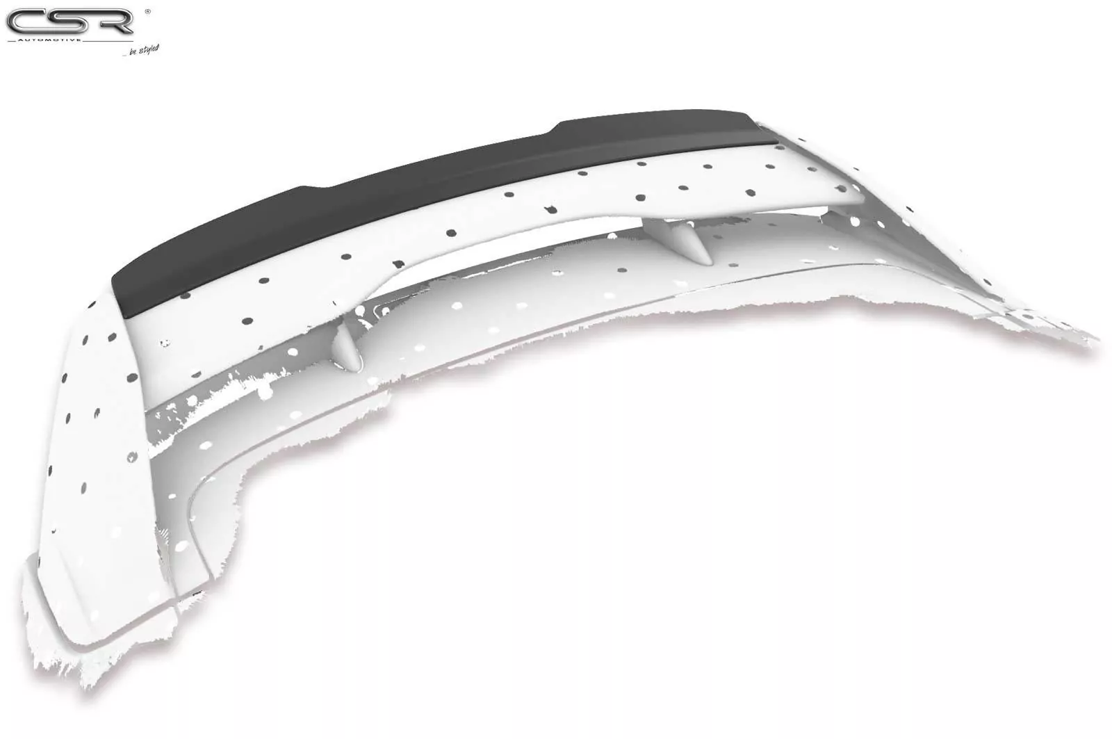 Heckflügel mit ABE für Ford Focus MK3 RS HF679 Strukturiert (schwarz matt)