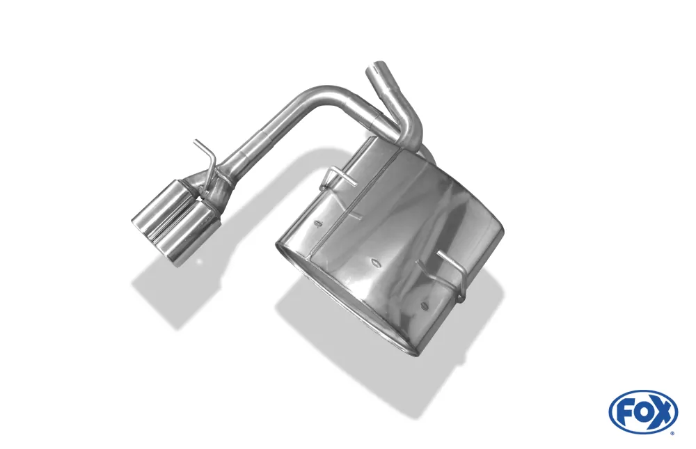 Mini Cooper Cabrio R52  Endschalldämpfer Ausgang mittig - 2x76 Typ 13