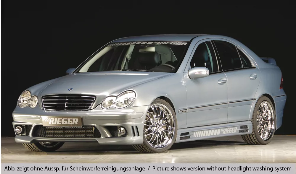 Rieger Spoilerstoßstange für Mercedes C-Klasse (W203) - T-Modell   carbon optik