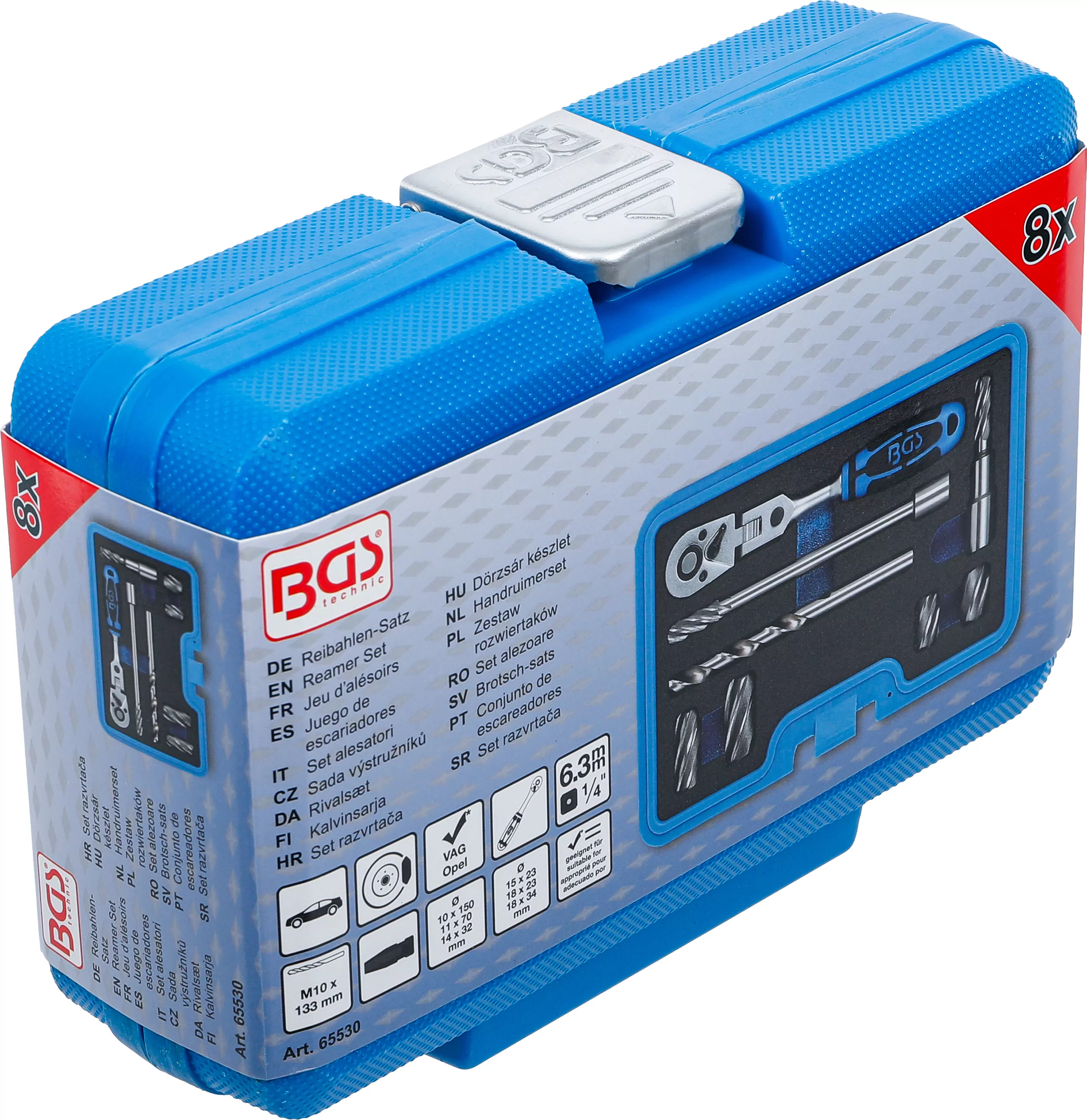 Reibahlen-Satz | für ABS-Sensoren | 8-tlg.