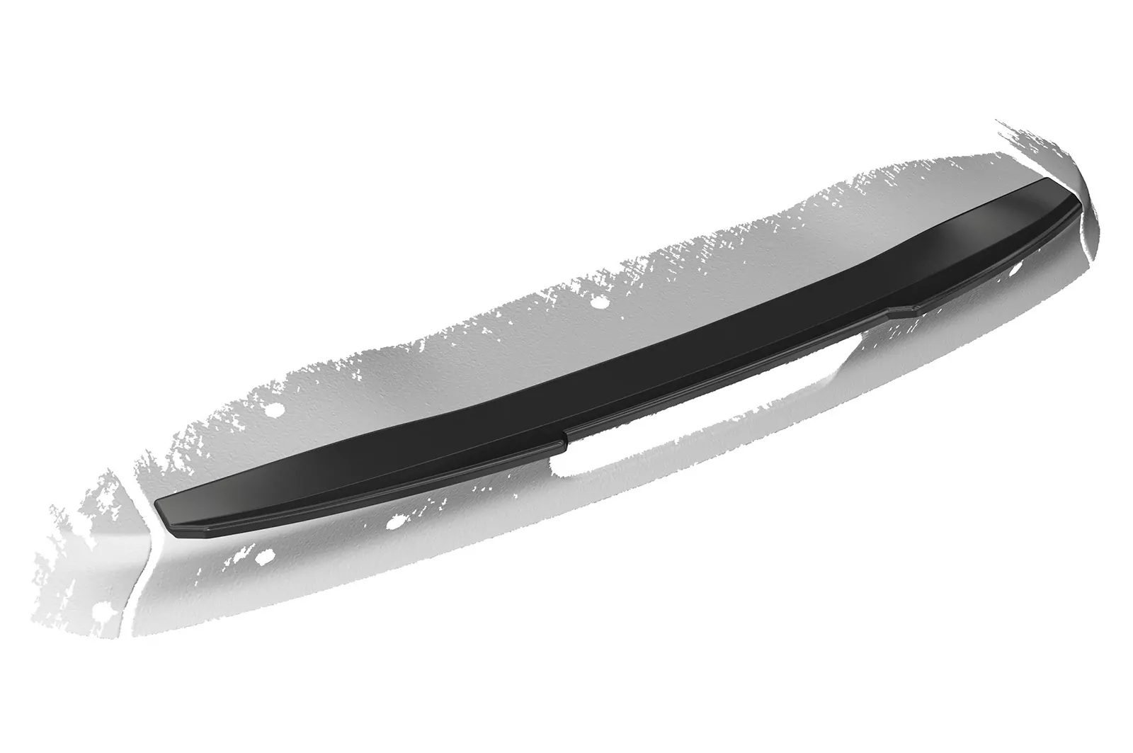 Heckflügel mit ABE für Toyota Aygo 2 HF853 Schwarz Strukturiert