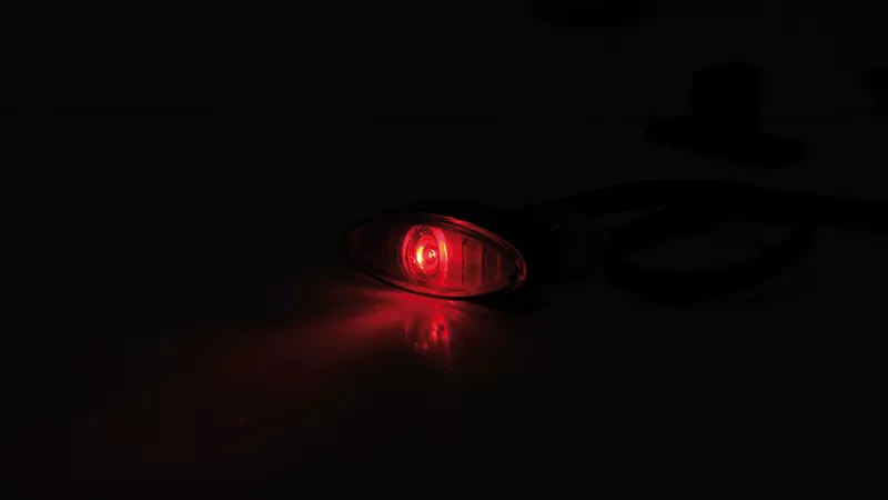 SHIN YO Mini LED Rücklicht Oval, E-Geprüft (1Stck)