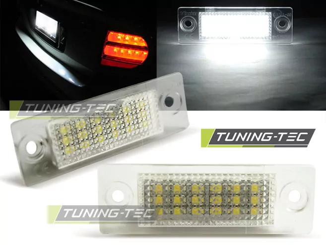 License Led Lights Fits Vw Touran/jetta/caddy/passat/transporter/skoda Superb With Canbus 