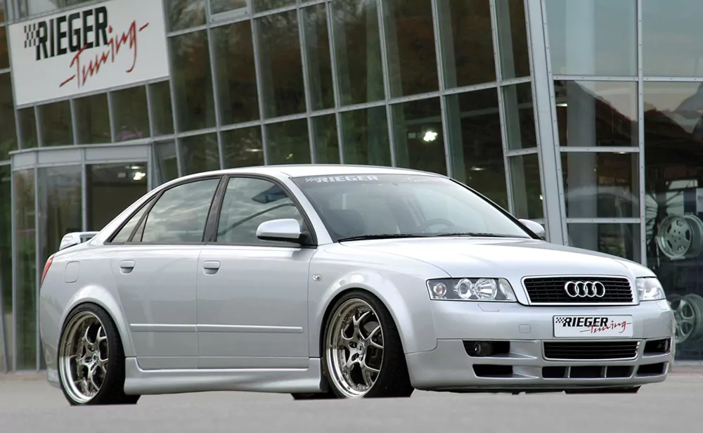 Rieger Spoileransatz für Audi A4 (8E) Typ B6 - Lim. 11.00-10.04 carbon optik