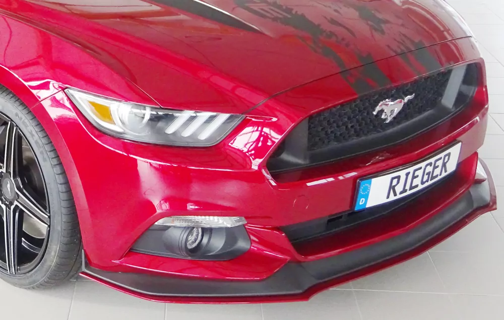 Rieger Spoilerschwert für Ford Mustang 6 (LAE) | Coupé 11.14-07.17 (bis Facelift) für orig. GT-Frontschürze