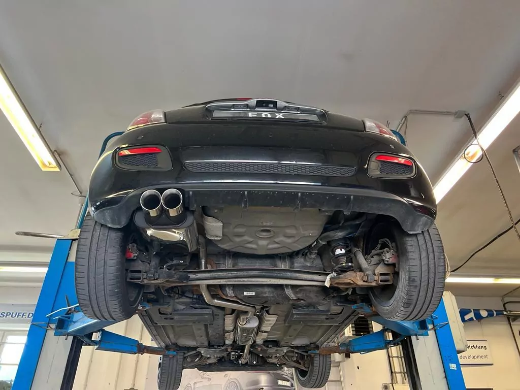 Fiat 500/ 500C  Endschalldämpfer - 2x80 Typ 25