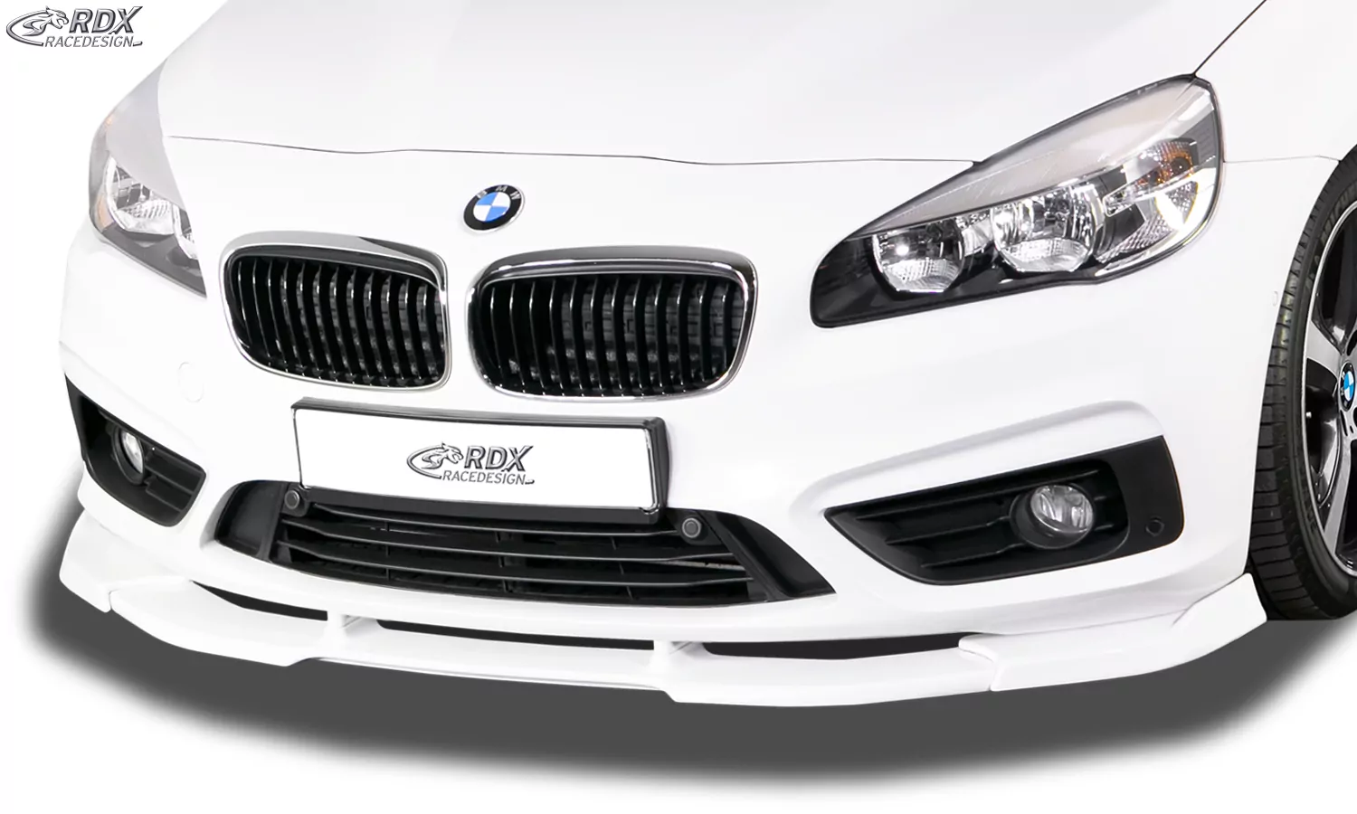 RDX Frontspoiler VARIO-X für BMW 2er F45 Active Tourer / F46 Gran Tourer (2015-2018) Frontlippe Front Ansatz Vorne Spoilerlippe