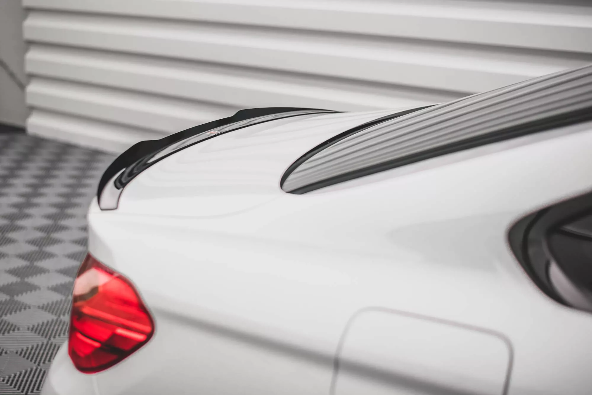 Spoiler CAP Passend Für Passend Für BMW 4er F32 Schwarz Hochglanz Schwarz Hochglanz