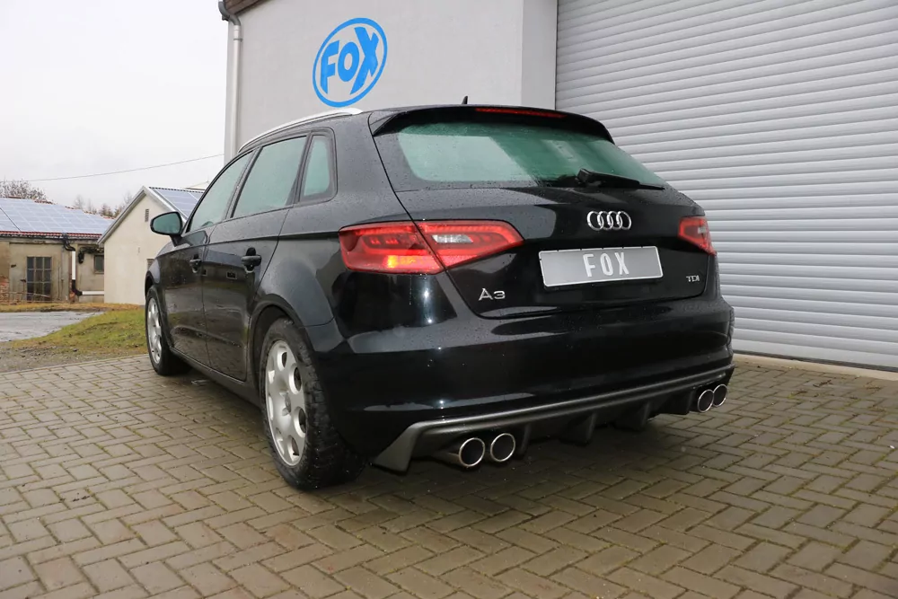 Audi A3 - 8V Sportback  Endschalldämpfer Ausgang rechts/links - 2x90 Typ 16 rechts/links
