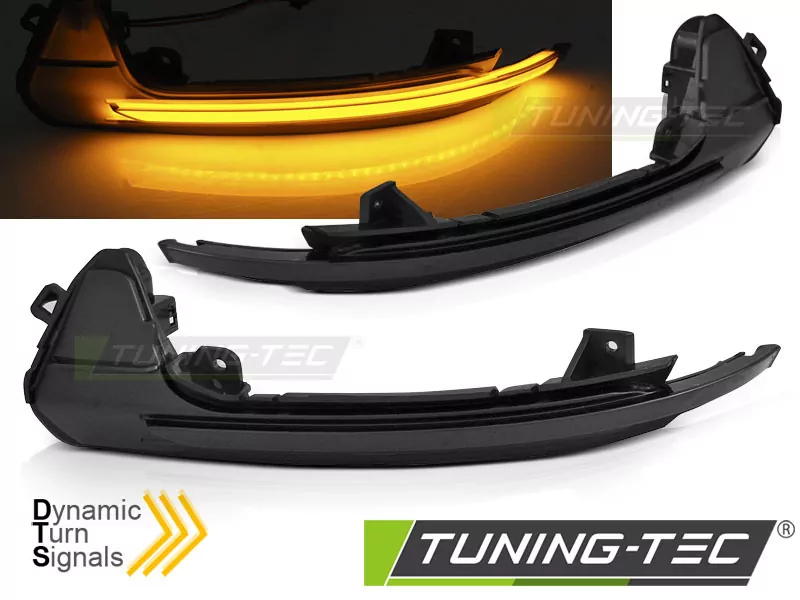 Side Direction In The Mirror Smoke Led Seq Fits Audi A6 C7 11-18