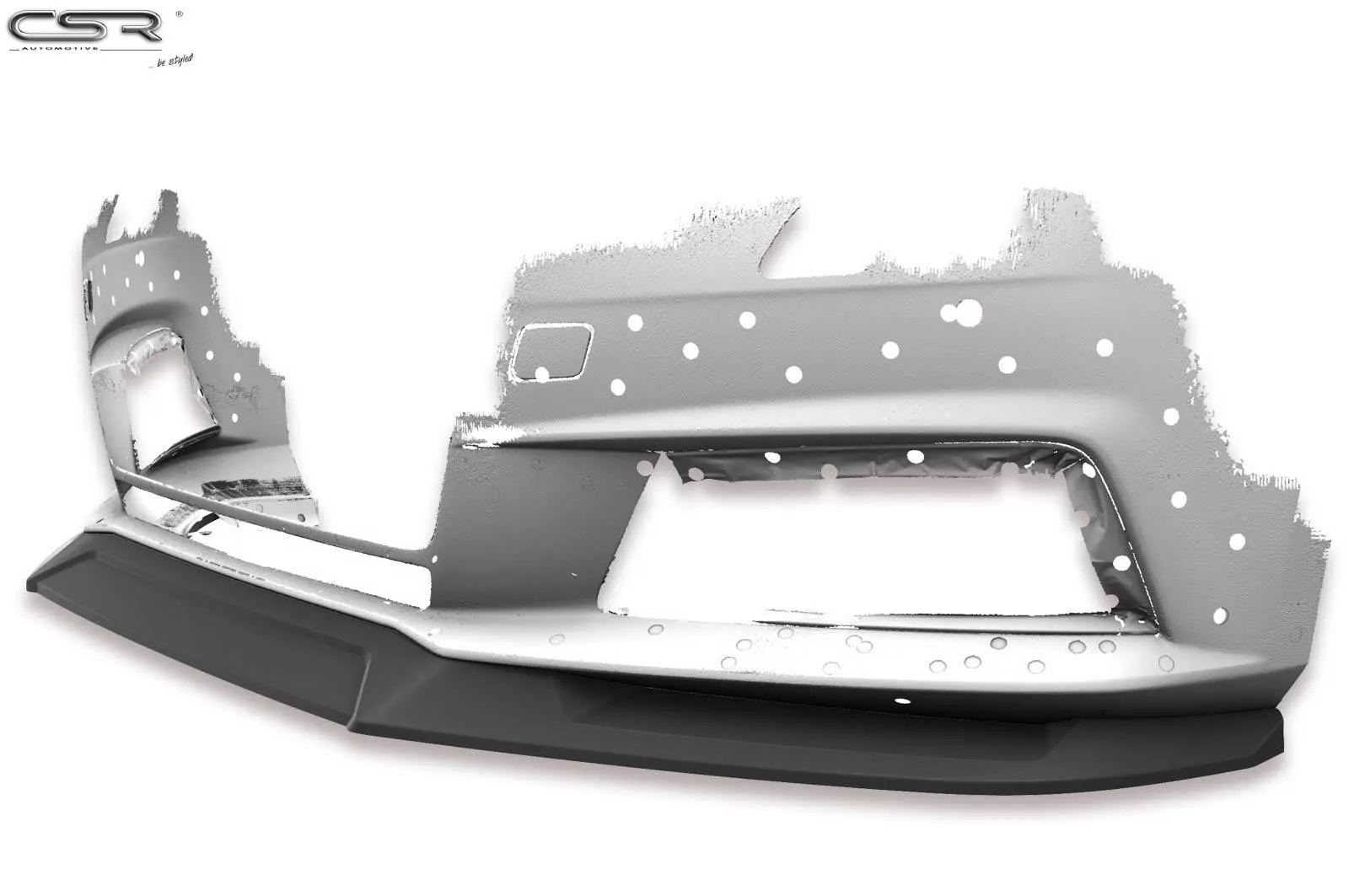 Cup-Spoilerlippe mit ABE für Audi A4 B9 (Typ 8W) CSL387-M Carbon Look (matt)