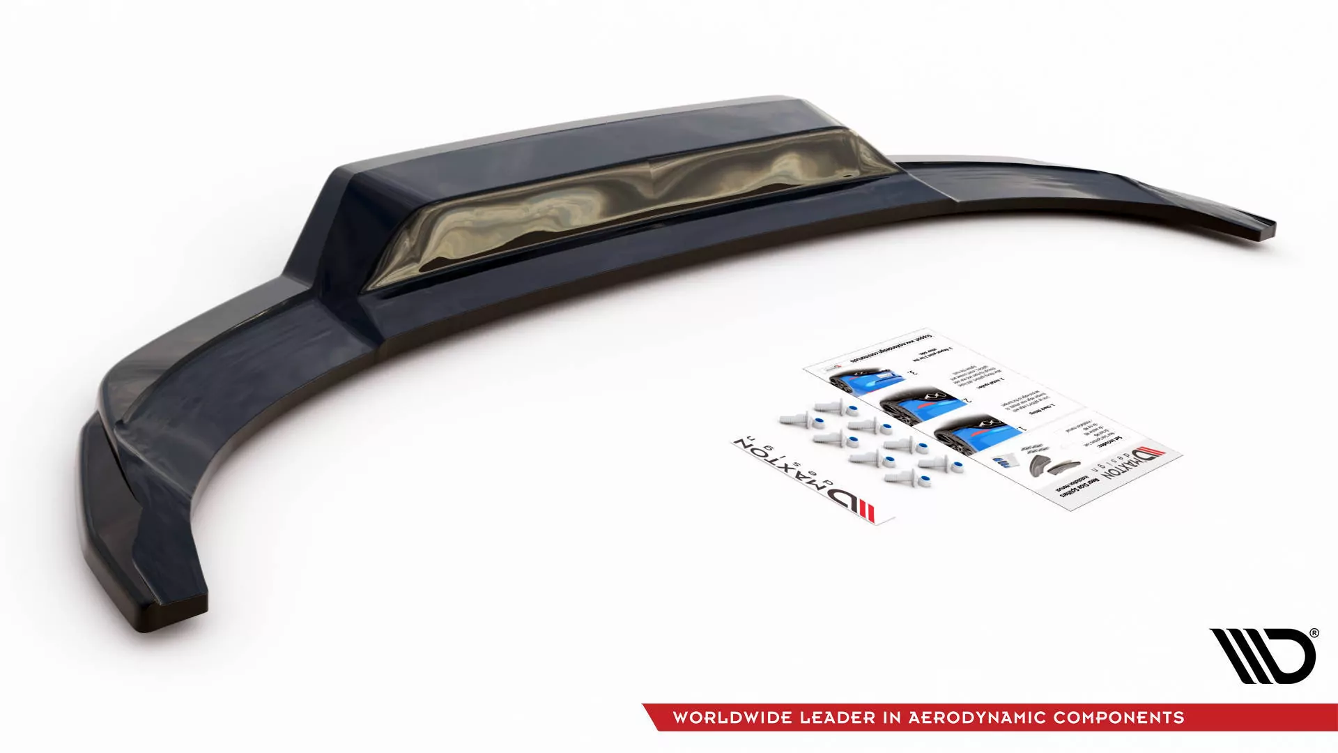 Hinten Splitter (mit Einem Vertikalem Balken) Audi A3 S-Line Sportback 8Y Schwarz Hochglanz