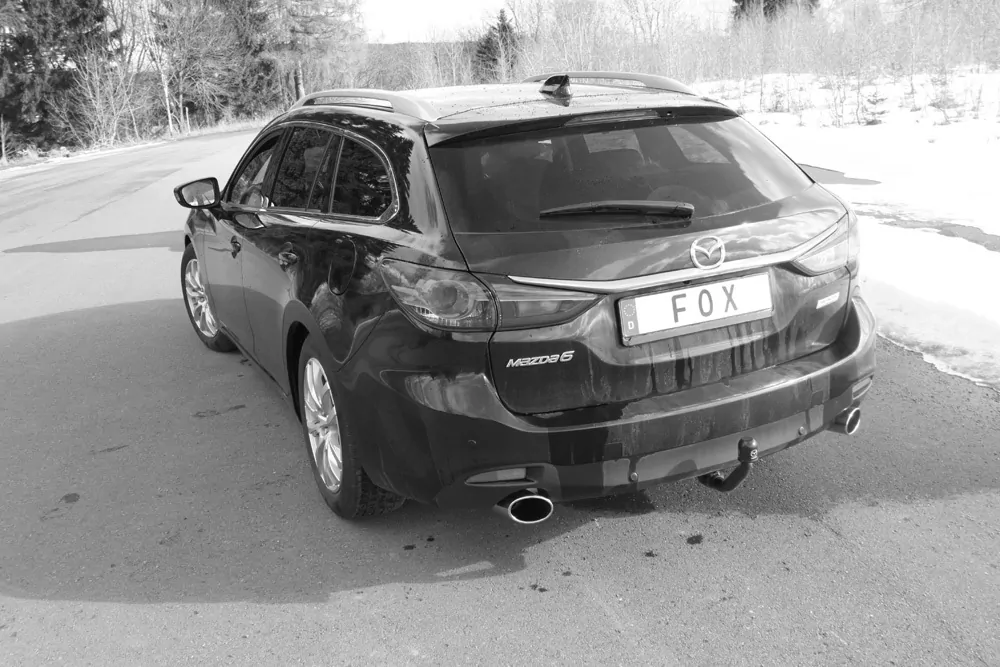 Mazda 6 - GJ Kombi  Endschalldämpfer quer Ausgang rechts/links - 115x85 Typ 38 rechts/links