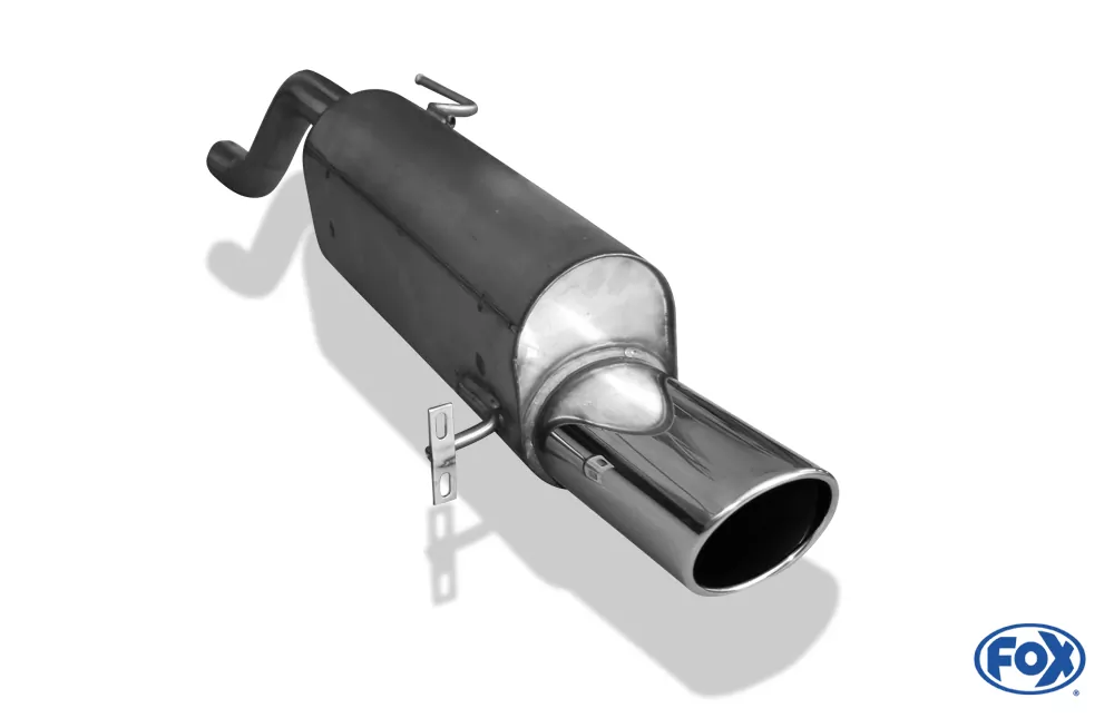 Opel Corsa E  Endschalldämpfer - 129x106 Typ 44