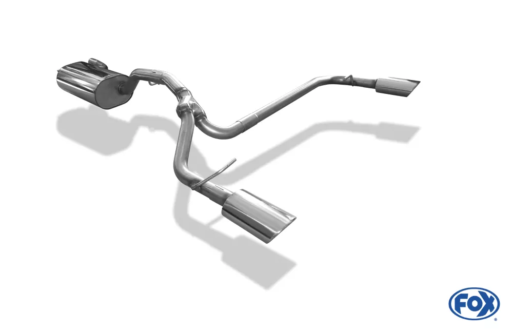 Ford Focus II Fließheck Facelift  Endschalldämpfer Ausgang rechts/links - 106x71 Typ 32 rechts/links