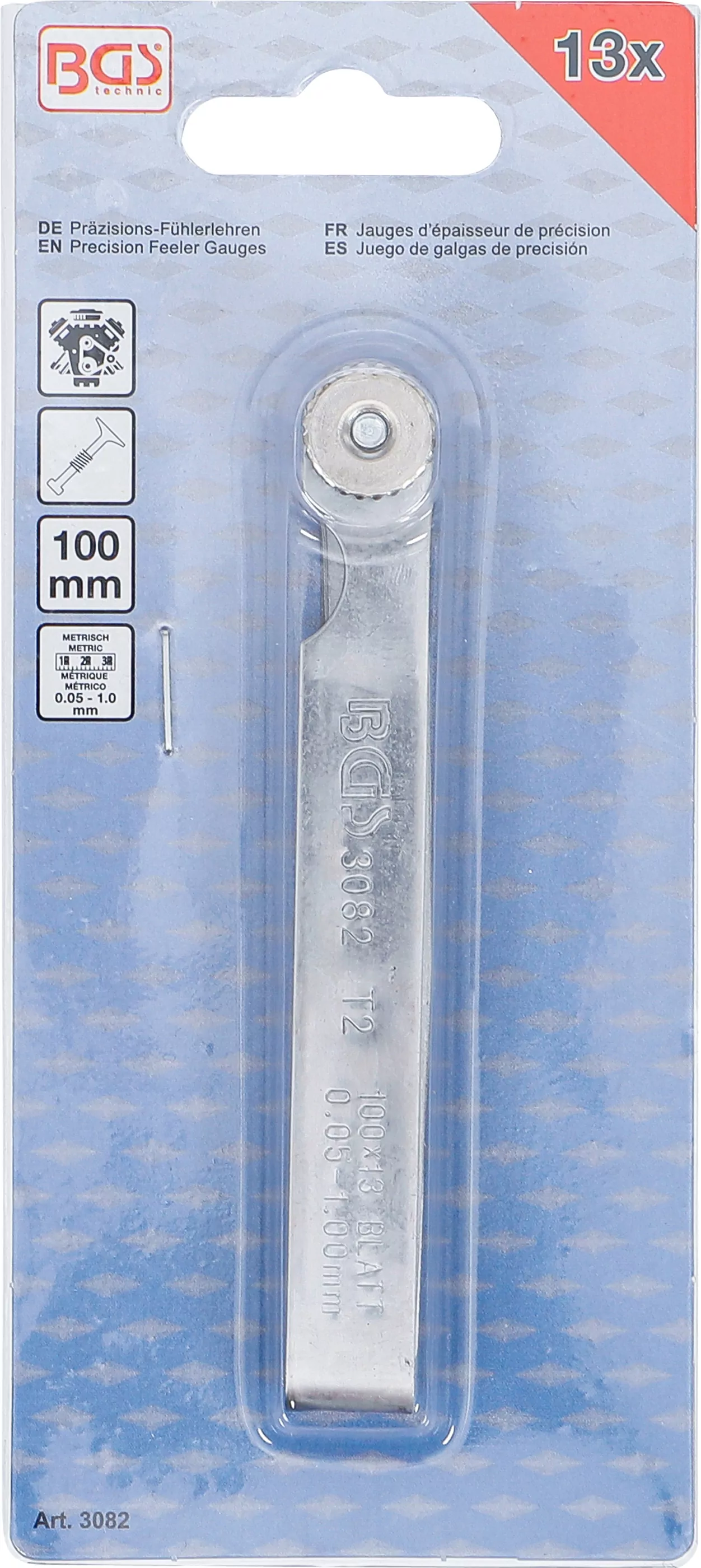 Präzisions-Fühlerlehren | 13 Blatt