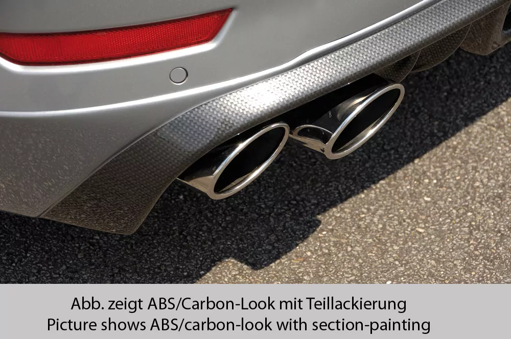 Rieger Heckschürzenansatz SG-Design für Ford Mondeo (BA7) - Turnier 03.07-09.10 (bis Facelift) carbon optik