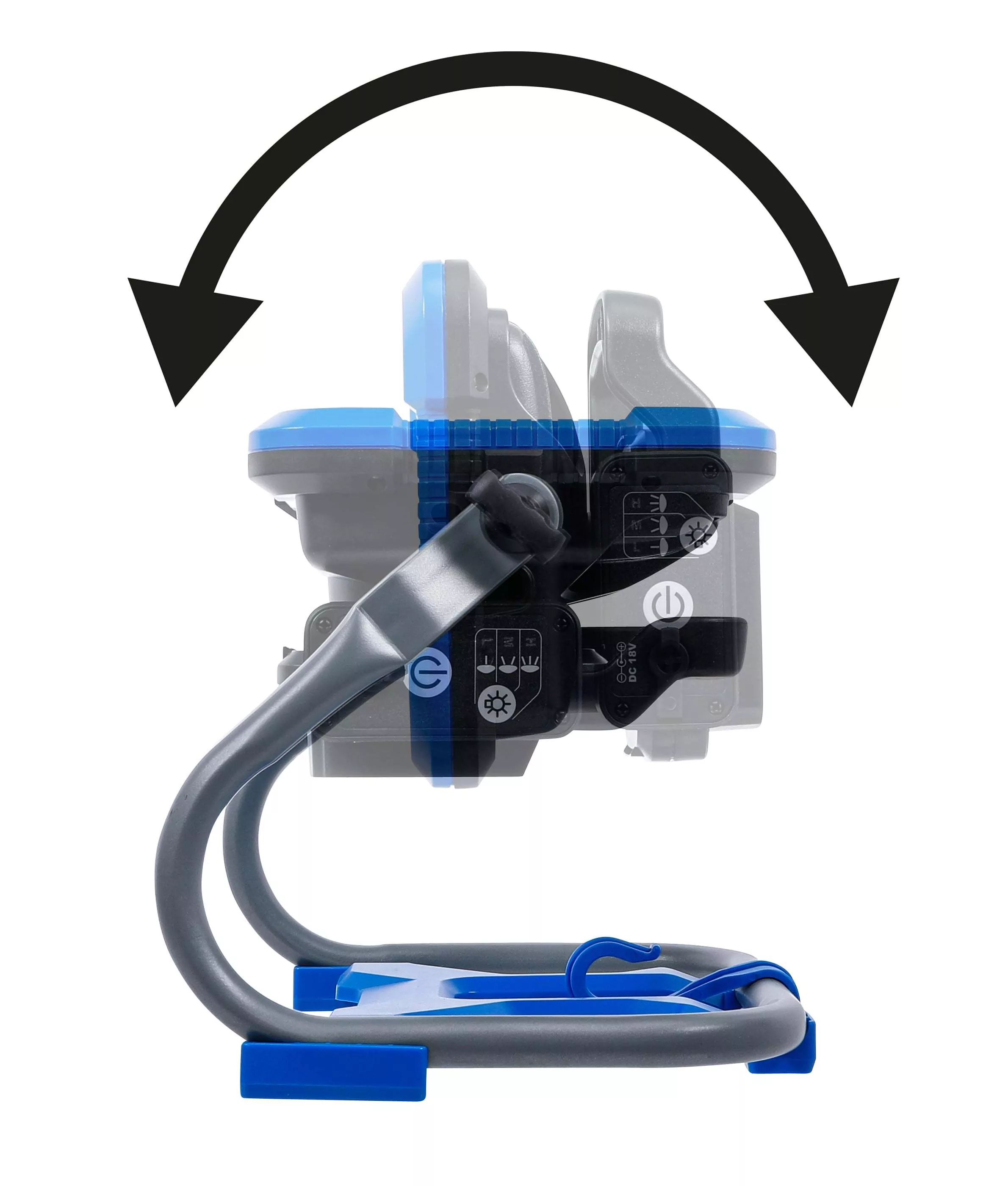 Akku-LED-Arbeitsleuchte | klappbar | 18 V | ohne Akku