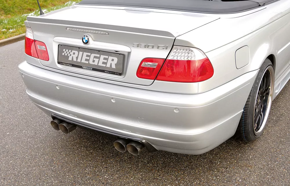 Rieger Heckklappenspoiler für BMW 3er E46 Cabrio 02.98-12.01 (bis Facelift)