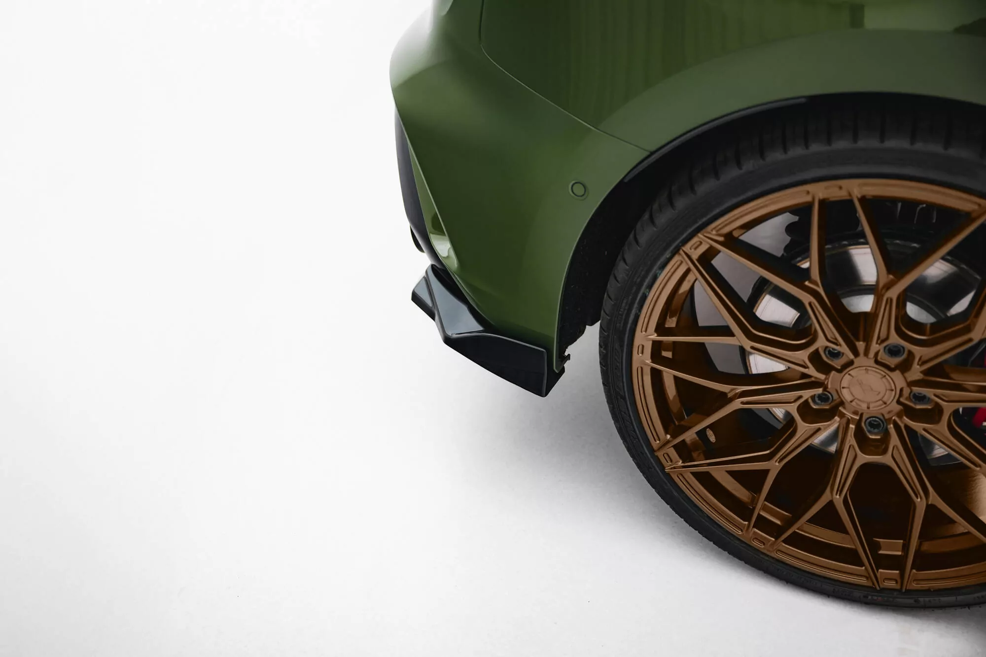 Heck Ansatz Flaps Diffusor V.2 Für Audi S3 Sportback Facelift Schwarz Hochglanz