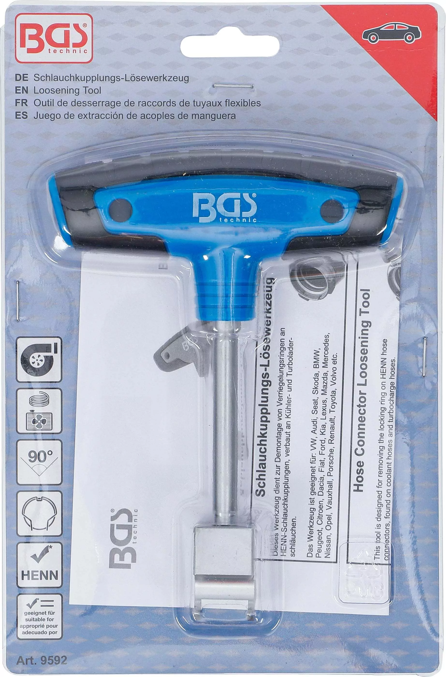 Schlauchkupplungs-Lösewerkzeug | für HENN-Schellen