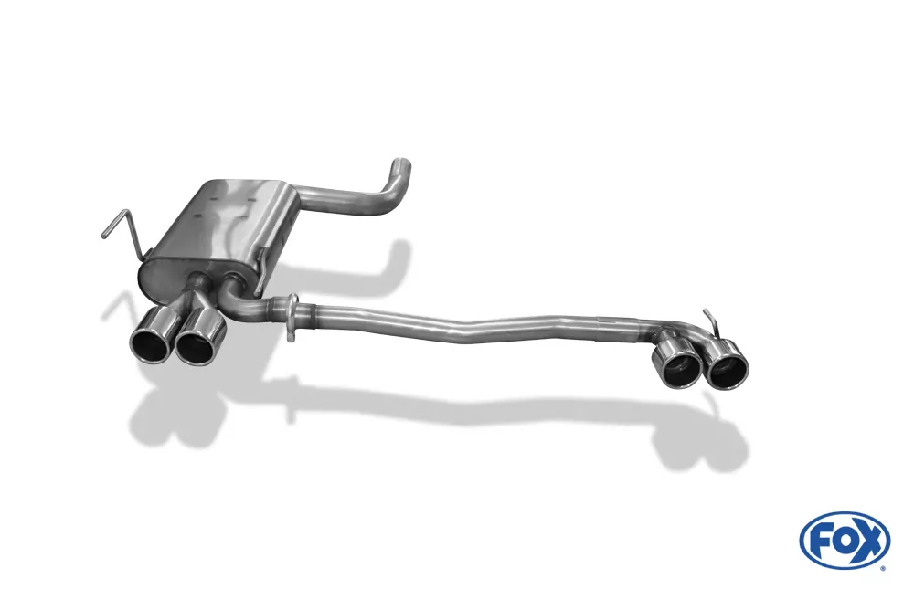 Mercedes CLK Typ 208  Endschalldämpfer Ausgang rechts/links - 2x76 Typ 12 rechts/links