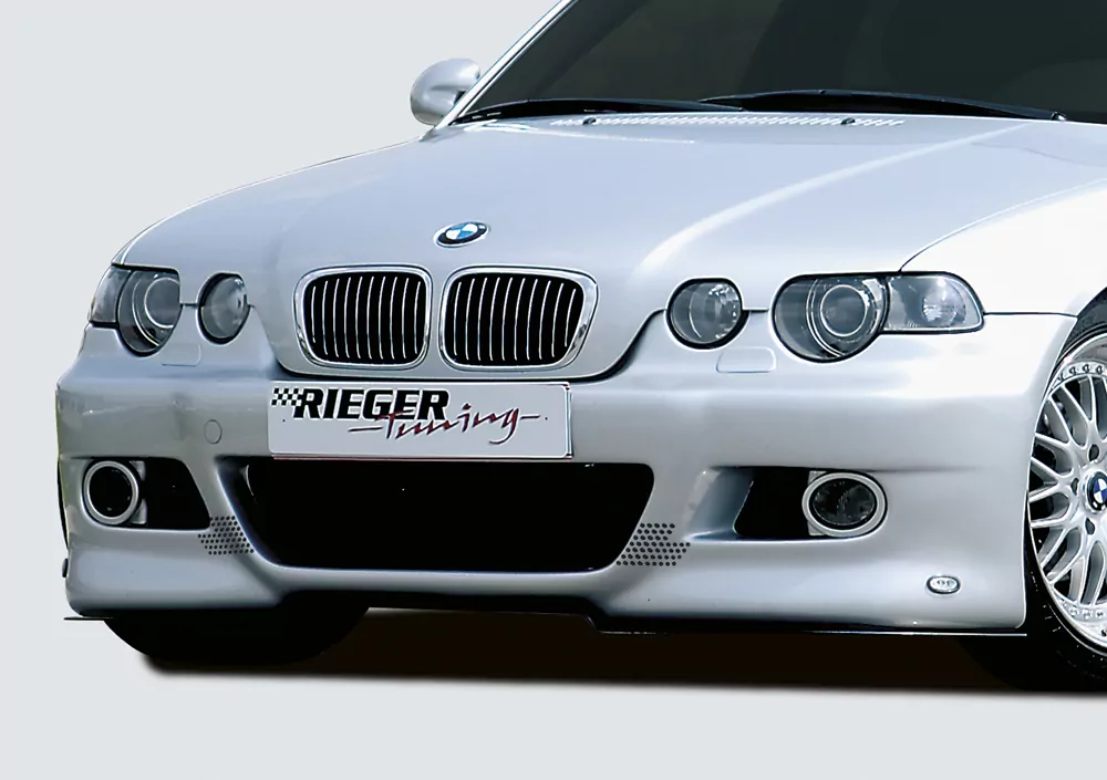 Rieger Spoilerstoßstange für BMW 3er E46 - Compact 02.02- (ab Facelift) carbon optik