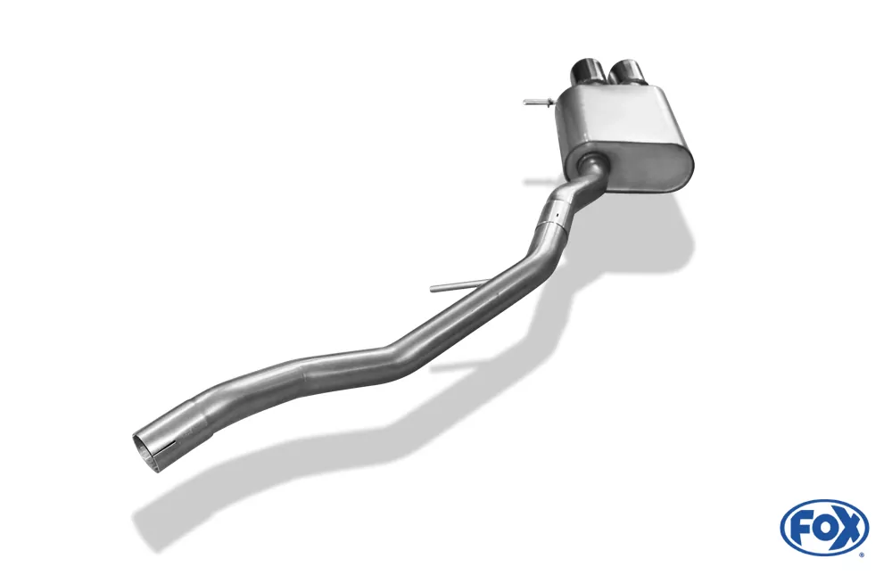 Seat Leon 5F ST - Starre Hinterachse  Endschalldämpfer - 2x90 Typ 16