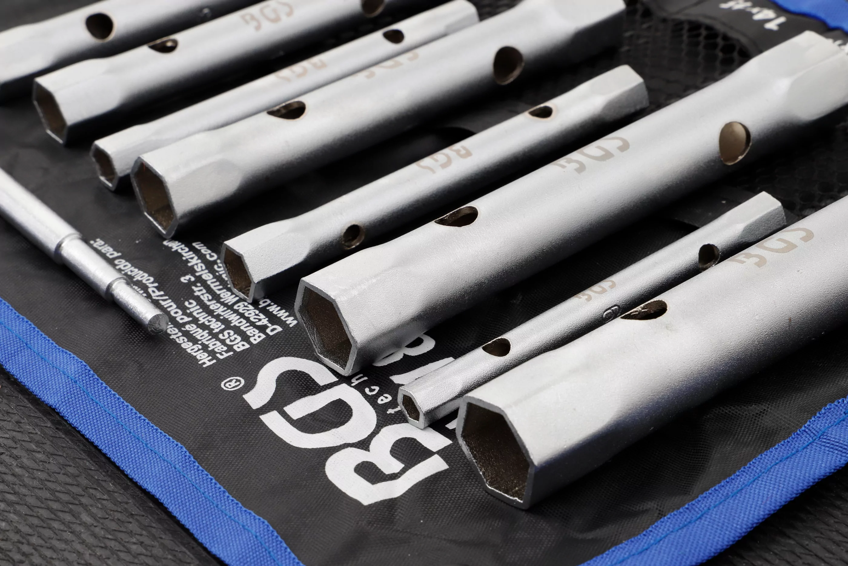 Rohrsteckschlüssel-Satz | SW 6 x 7 - 20 x 22 mm | 9-tlg.