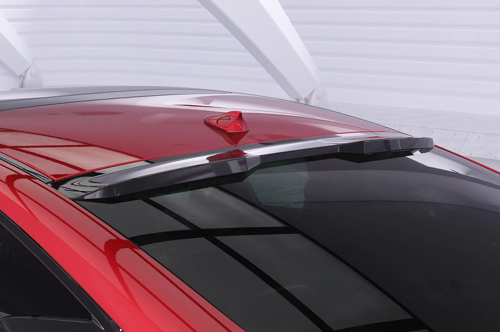 Heckscheibenblende für Infiniti Q60 Coupe HSB108 Schwarz Strukturiert