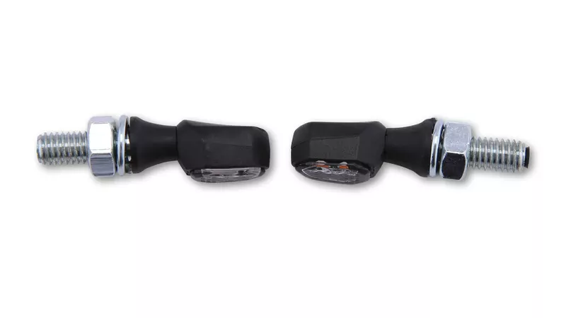 SHIN YO Crumb LED Blinker Schwarz/Getönt E-Geprüft (Paar)