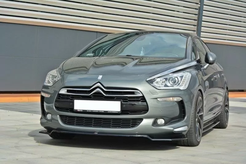 Front Ansatz Passend Für V.1 Passend Für CITROEN DS5 FL, Vor FL Schwarz Hochglanz Schwarz Hochglanz