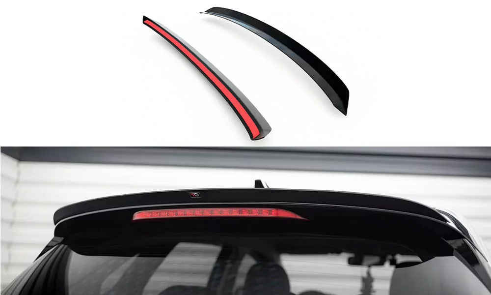 Spoiler CAP Passend Für Passend Für HYUNDAI I30 MK3 HATCHBACK Schwarz Hochglanz Schwarz Hochglanz