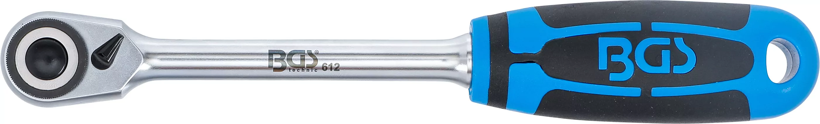 Umschaltknarre | feinverzahnt | Abtrieb Außenvierkant 12,5 mm (1/2")