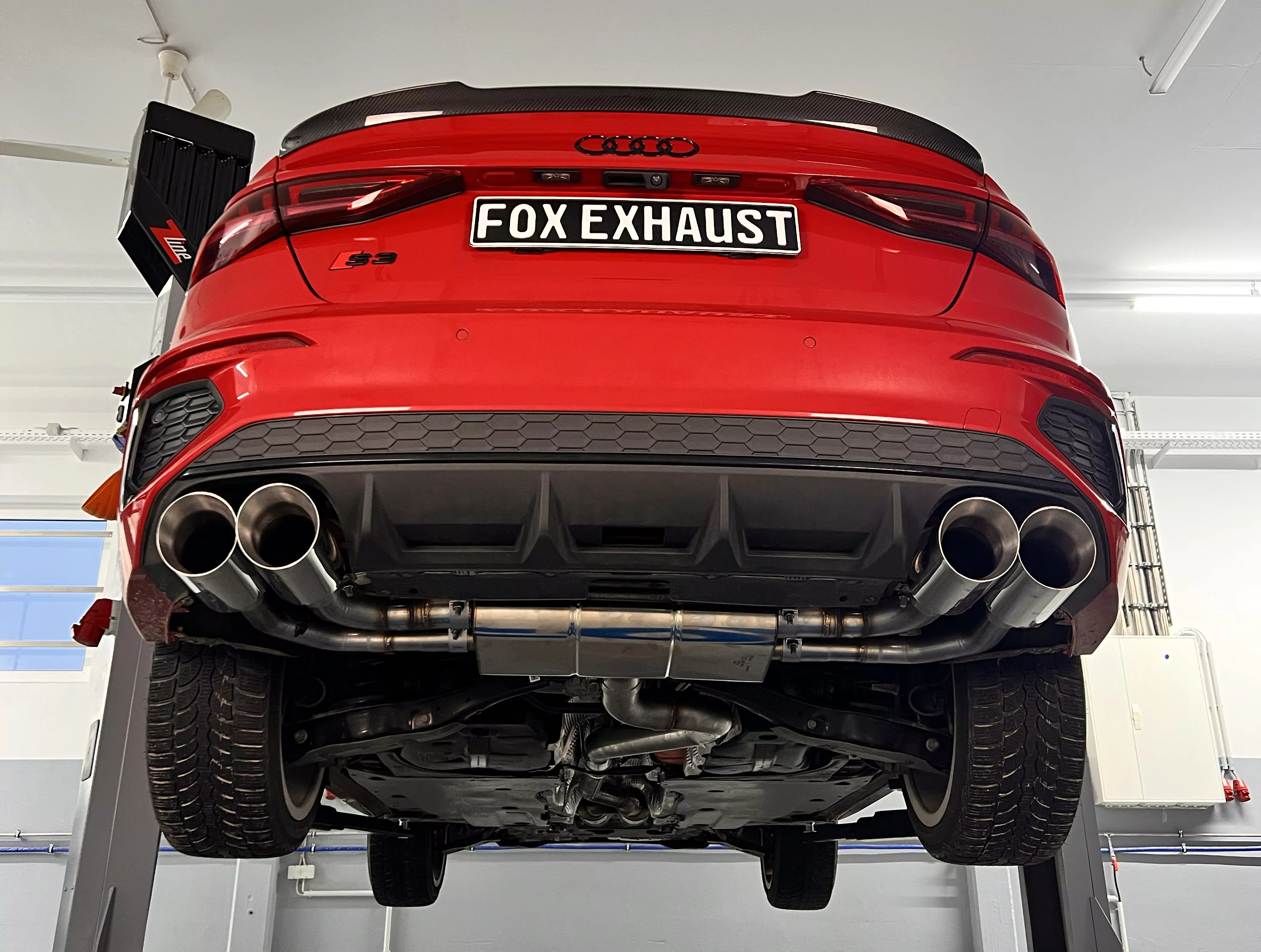 Audi S3 GY - Limousine  Halbanlage ab OPF mit Abgasklappen - 2x114 Typ 25 rechts/links