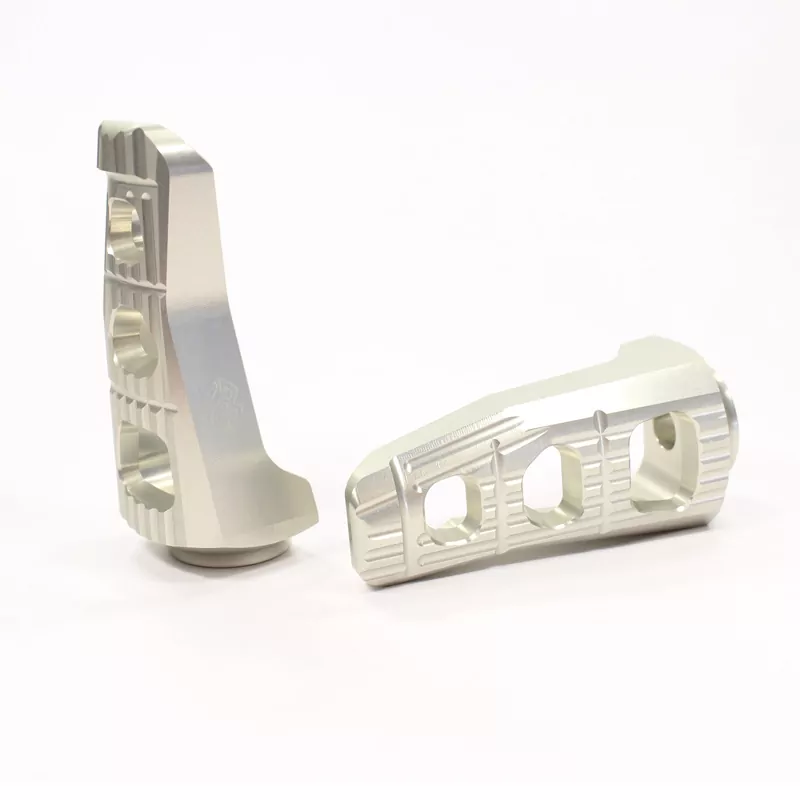 GILLES Fußrasten-Kit Touring für rgk2 silber