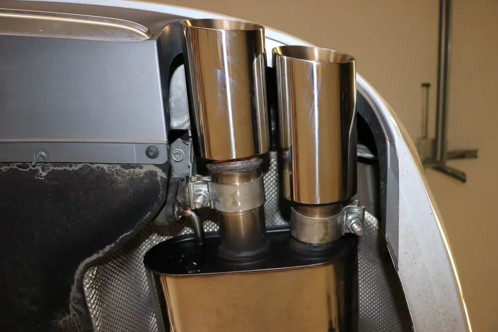 Audi S8 Typ 4H  Endschalldämpfer rechts/links zweiflutig - 2x90 Typ 25 rechts/links