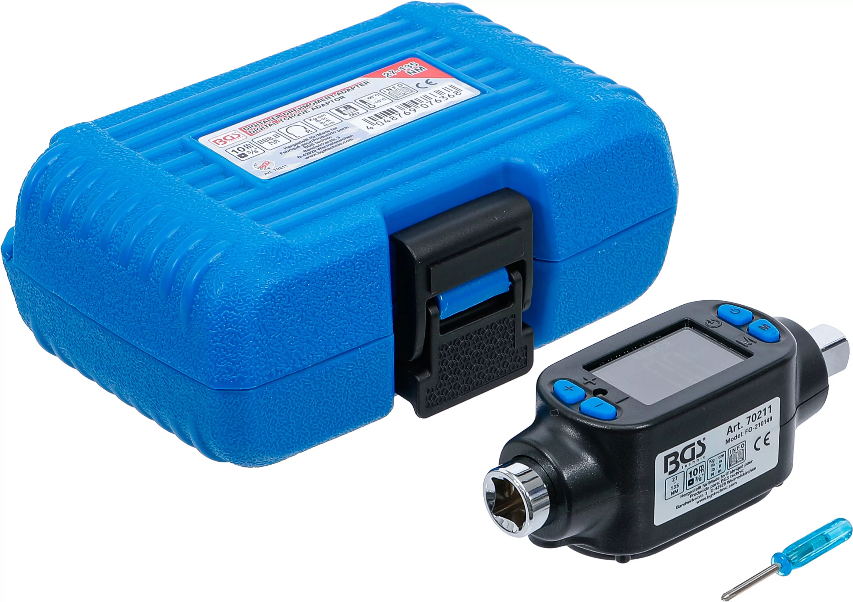 Digitaler Drehmoment-Adapter | 10 mm (3/8") | 27 - 135 Nm