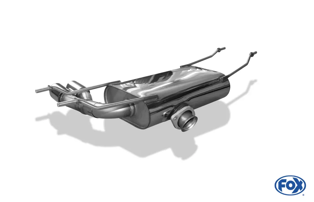 Mazda MX5 - ND  Endschalldämpfer quer Ausgang rechts - 2x70 Typ 16