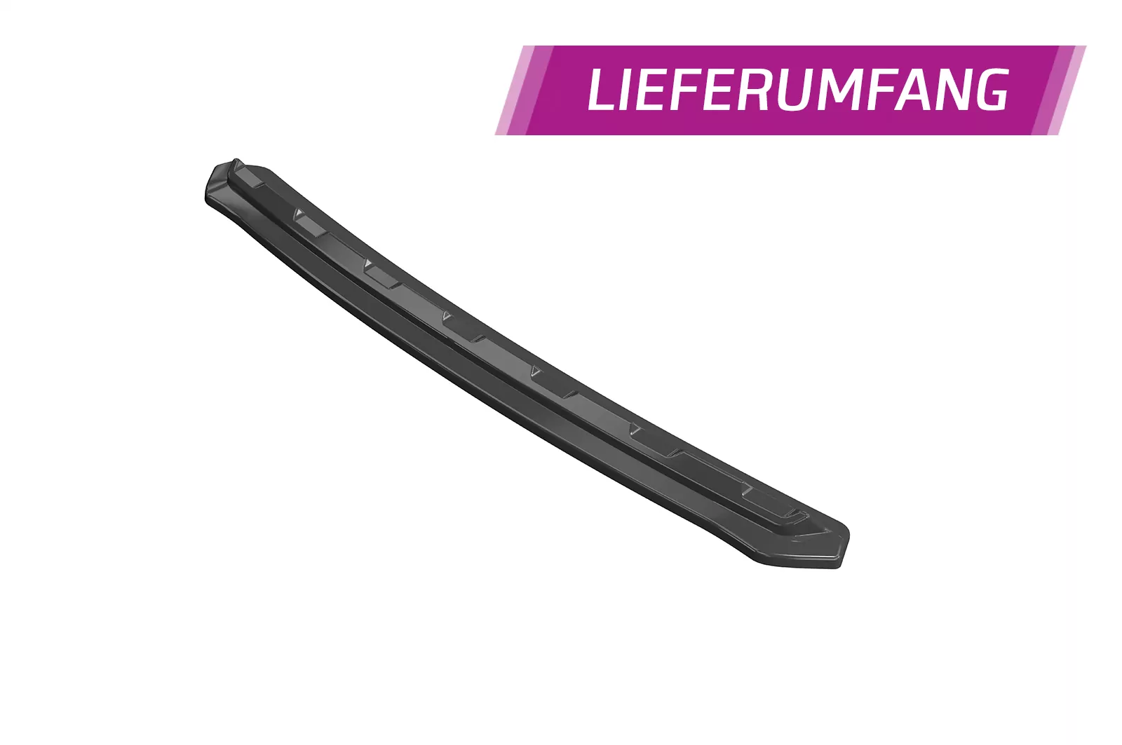 Cup-Spoilerlippe mit ABE für Toyota GR Yaris (XP21) CSL713 Schwarz Strukturiert