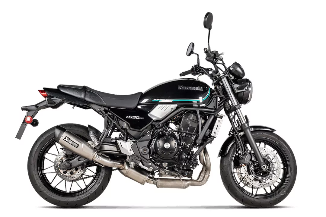 Akrapovic Slip-On Line (Titanium) Auspuff Kawasaki Z650RS ab Modelljahr 2022-