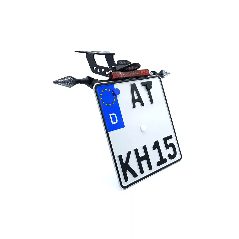 Kennzeichenhalter-Blinker-Kit X-LED (vorne + hinten) für Honda CB500F Typ PC58 u. CBR500R PC57 ab Modelljahr 2017