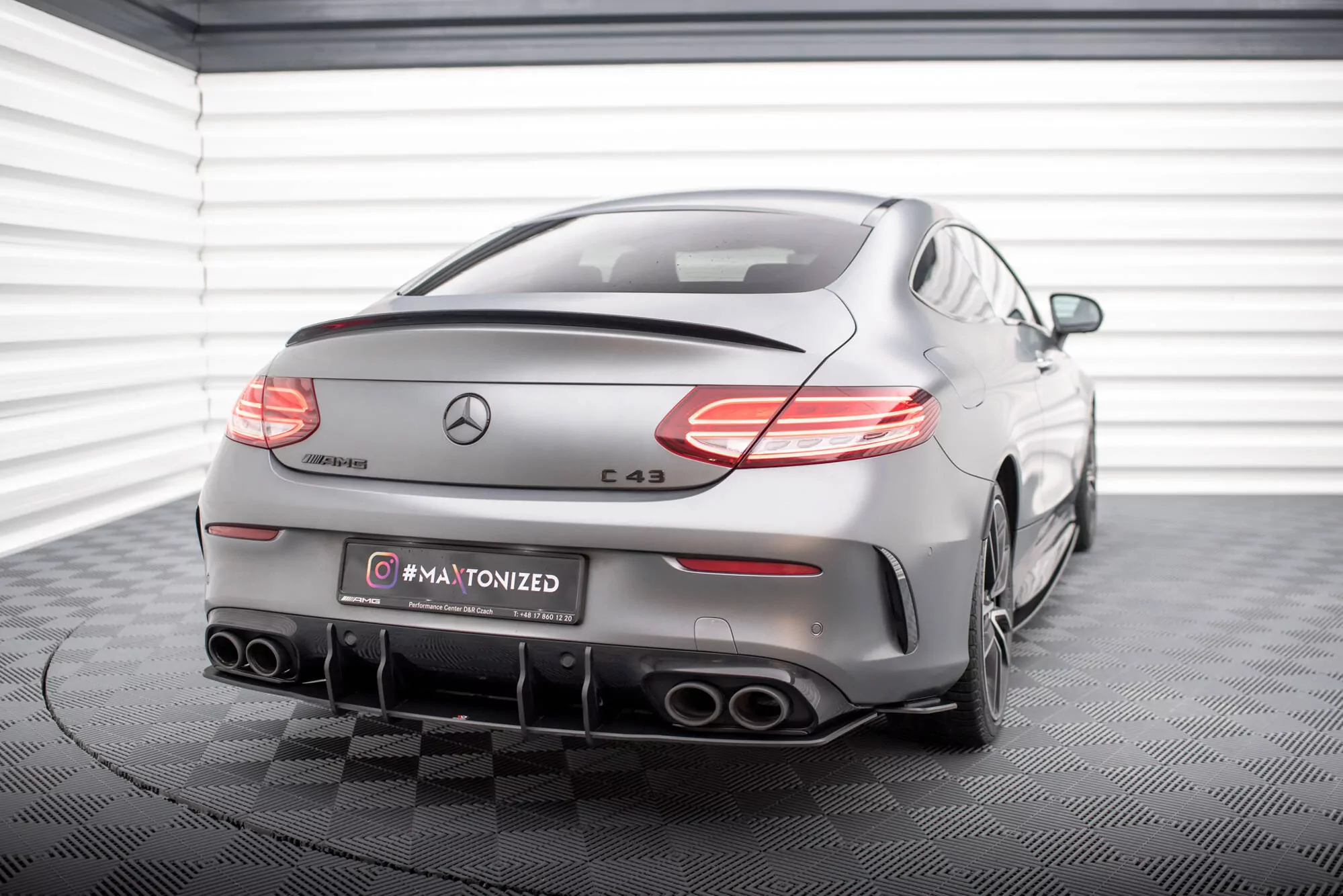 Street Pro Heckschürze Für Mercedes-AMG C43 Coupe / Cabrio C205  Facelift / A205 Facelift